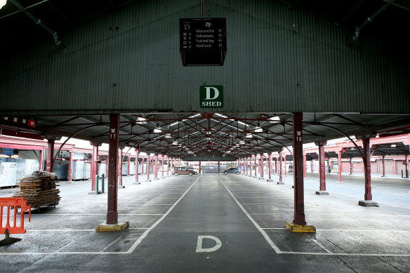 One of the heritage sheds Melbourne City Council wants to remove, restore, and dig beneath.