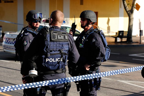 Scene in Union street Ascot Vale where the murder of Des Moran took place.
