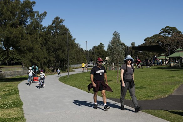 Richard Murden Reserve in Haberfield on Saturday, July 3.