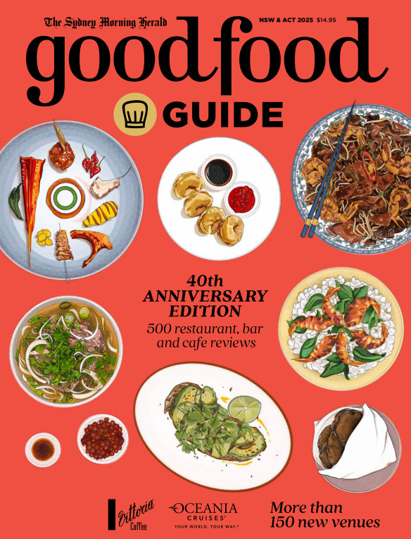 The 40th anniversary edition of the Sydney Morning Herald Good Food Guide.