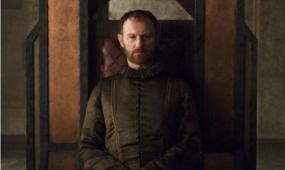 Mark Gatiss as Tycho Nestoris on <i>Game of Thrones</i>.
