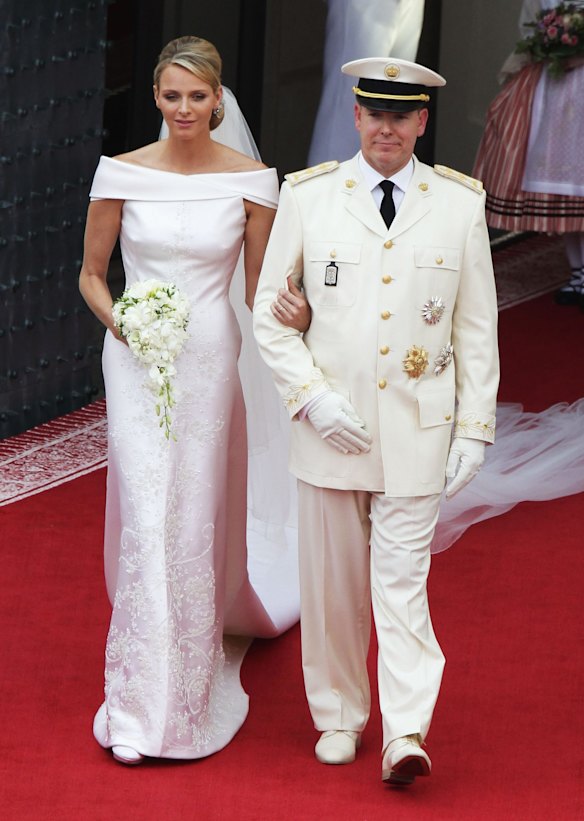 Princess Charlene of Monaco and Prince Albert II of Monaco, 2011.