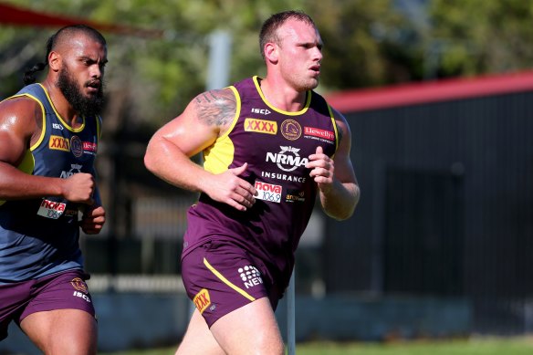 Matt Lodge continues to impress the Broncos as he prepares for his first NRL game since 2015.