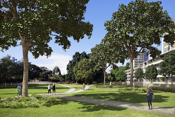 Powells Creek at Homebush: after.