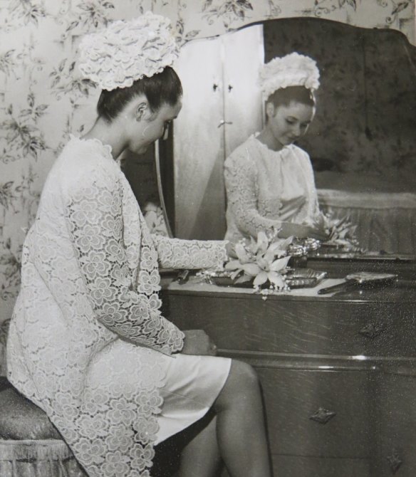 How sweet is this floral lace confection?