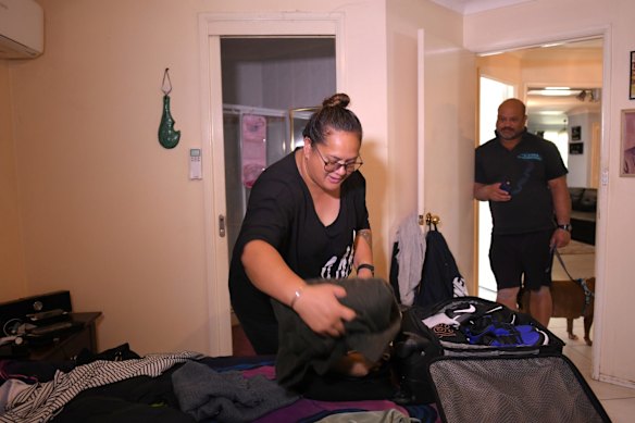 Lisa Te Tai is preparing to fly to New Zealand with her granddaughter Manaia Taalili.