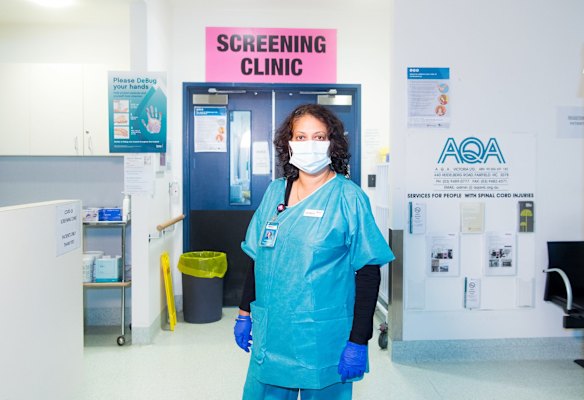 Screening nurse Shyamie Sundarage.