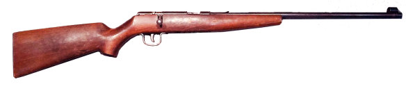 A similar rifle to the one Jones had when he went missing.