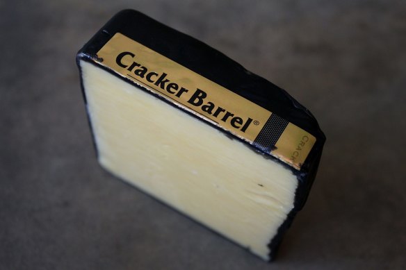 Cracker Barrel Gold Release Cheddar, $3.30 per 100g, 36/100

