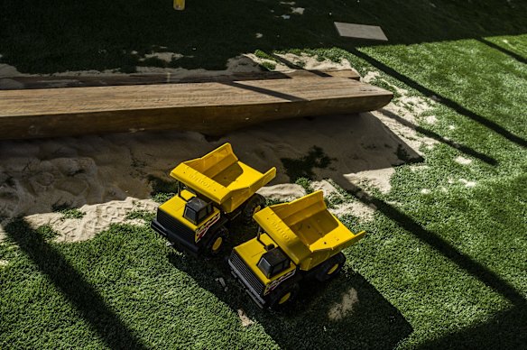Sage Education & Childcare is opening Canberra's first prestige Childcare Centre in Turner. Sand-pit play area.