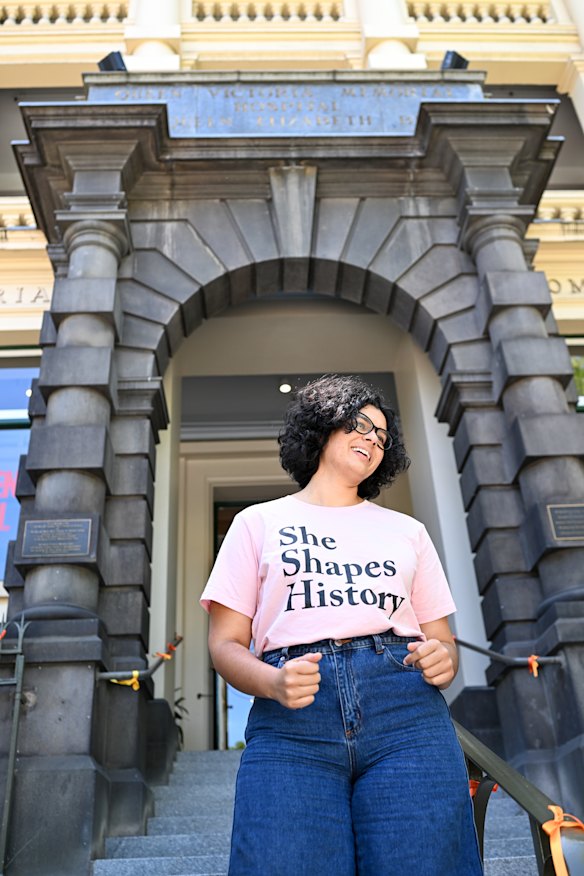 Sita Sargeant at the Queen Victoria Women’s Centre, now home to She Shapes History.