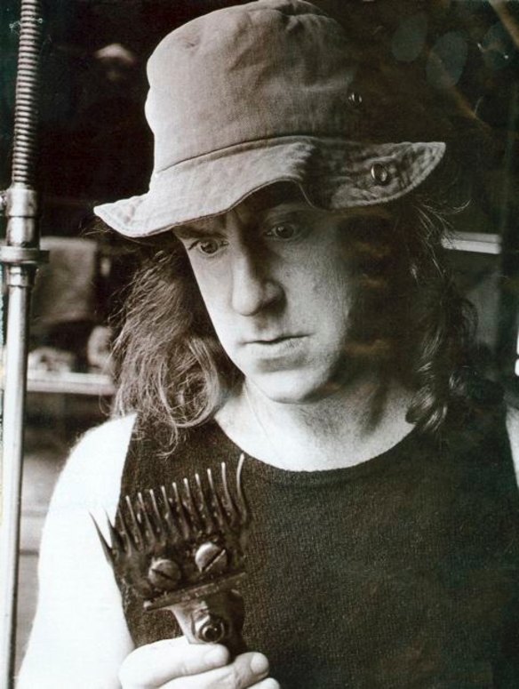 John Clarke as Fred Dagg, the farmer and political sage launched in 1971.