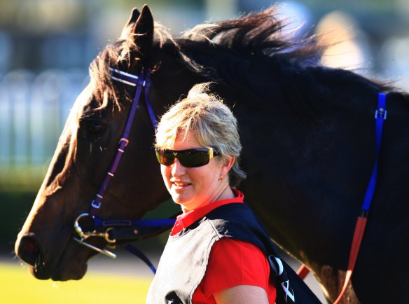  Sue Grills has a strong chance in the feature race at Muswellbrook with Under The Thumb.