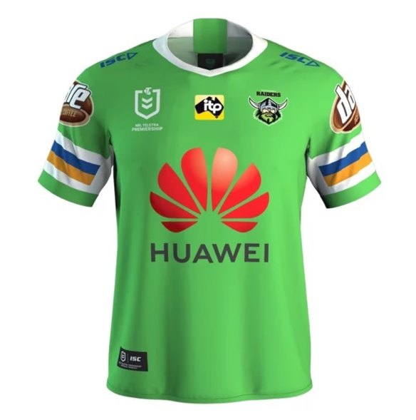 The Canberra Raiders' 2019 jersey is a throwback to their 1989 premiership winning strip.
