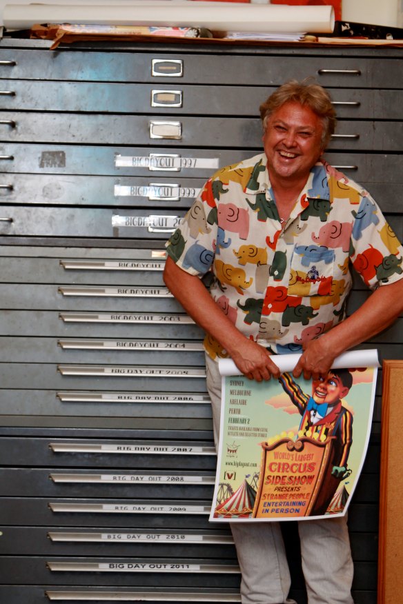 Big Day Out founder Ken West, who died on Thursday, in 2010.