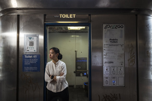 Samantha Lau says there should be two female public toilets for every male facility. 