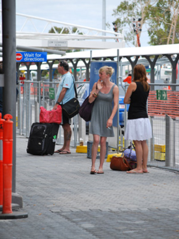 Passengers were evacuated from Perth domestic airport after a security scare.