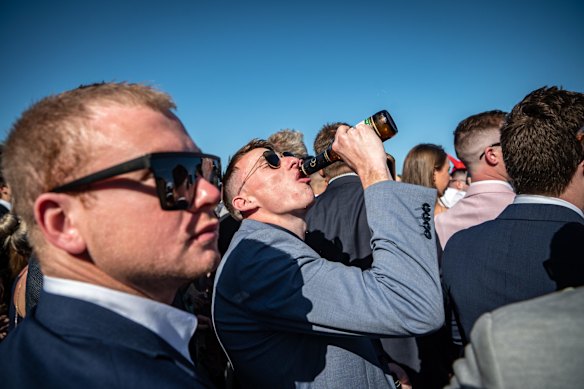 The crowd at Everest Day, Royal Randwick Racecourse.