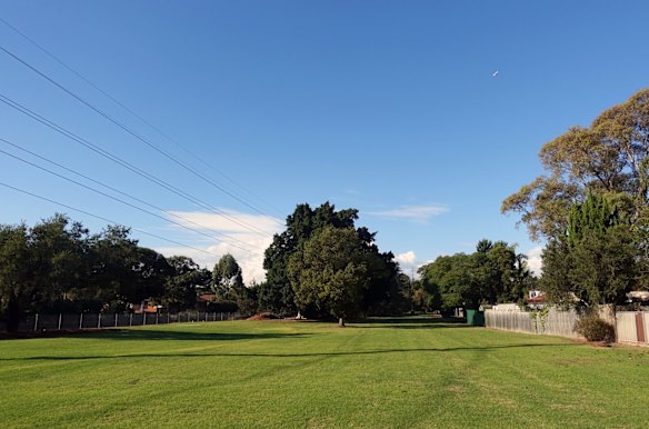 Powells Creek at Homebush: before.