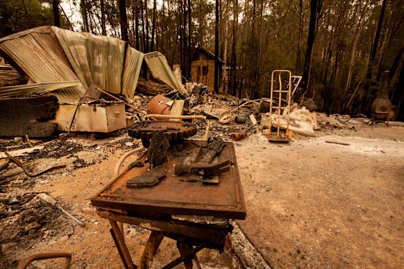 Scenes from Mallacoota today after the Gippsland bushfires.