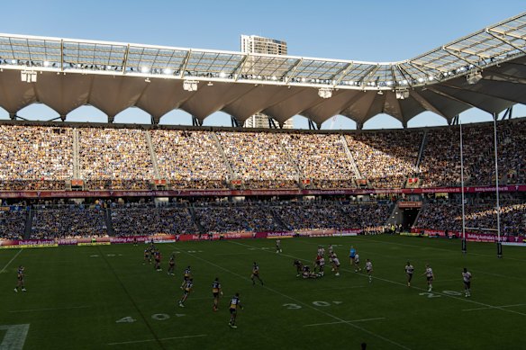 Parramatta's new stadium comes to life