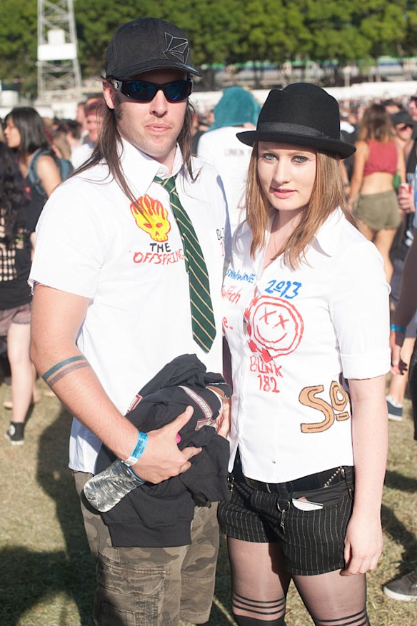 Crowds rocking out at Soundwave.