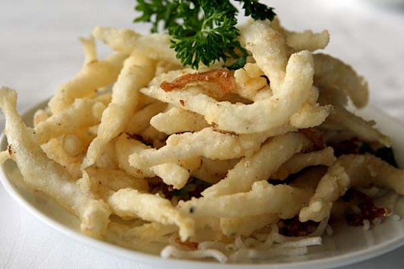 Whitebait fritter - bak fan yu