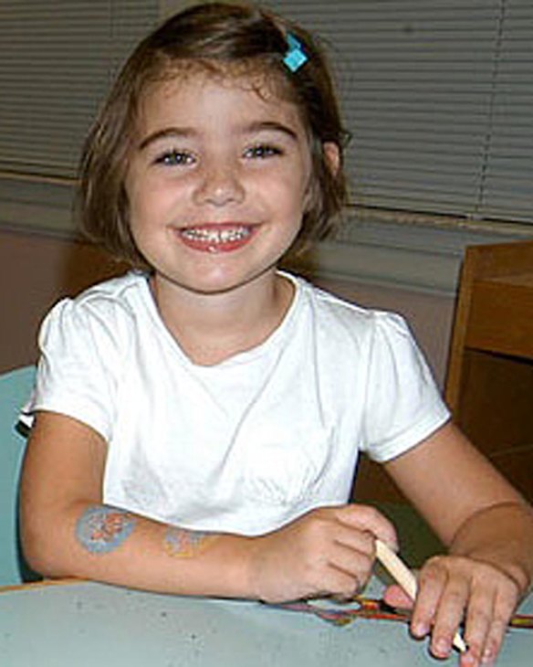 Caroline Previdi, aged 6.