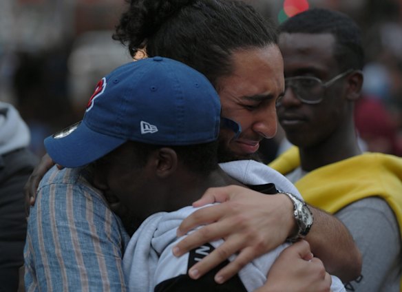 A public vigil at the State Library to remember the victims of the Chirstchurch shooting. 18 March 2018. The Age News. Photo: Eddie Jim.