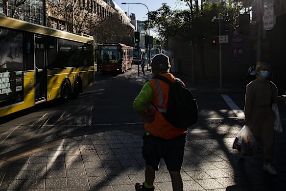 General scenes around Parramatta during Covid-19 lockdown.
