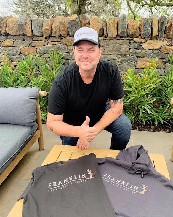 Landscape designer Dave Franklin is being pursued over an unpaid $6564.43 debt.
