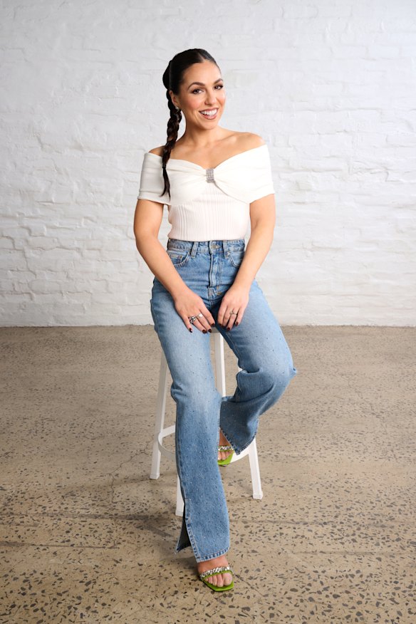 Big Brother host Mel Tracina has a mix of high and low labels in her wardrobe.