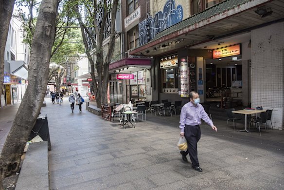 Dixon Street Chinatown, which has struggled to survive the pandemic restrictions.