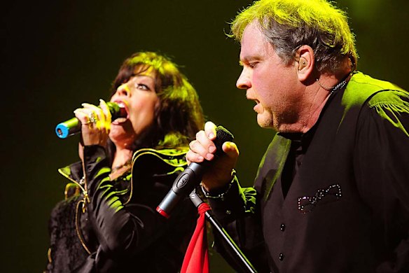 Meat Loaf performs at the Brisbane Entertainment Centre. Photo: Leigh Plover