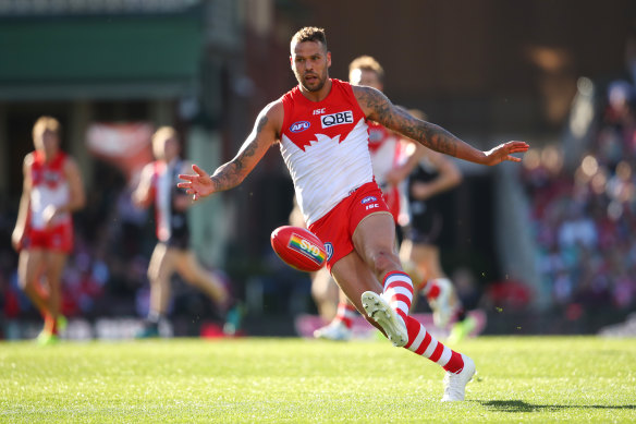 The Swans fortunes have closely mirrored Lance Franklin’s performance.