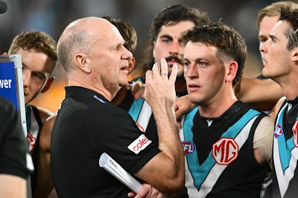 Don’t try it: Power coach Ken Hinkley says opponents will not want to attempt to play on Willie Rioli’s emotions when the suspended forward returns to action.