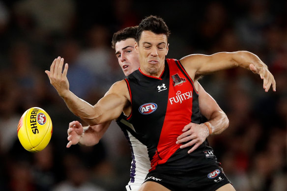 Delayed start: Essendon midfielder Dylan Shiel has had foot and knee surgery.