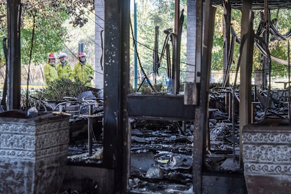 Two Olive restaurants subject to arson attack. Mawson location.