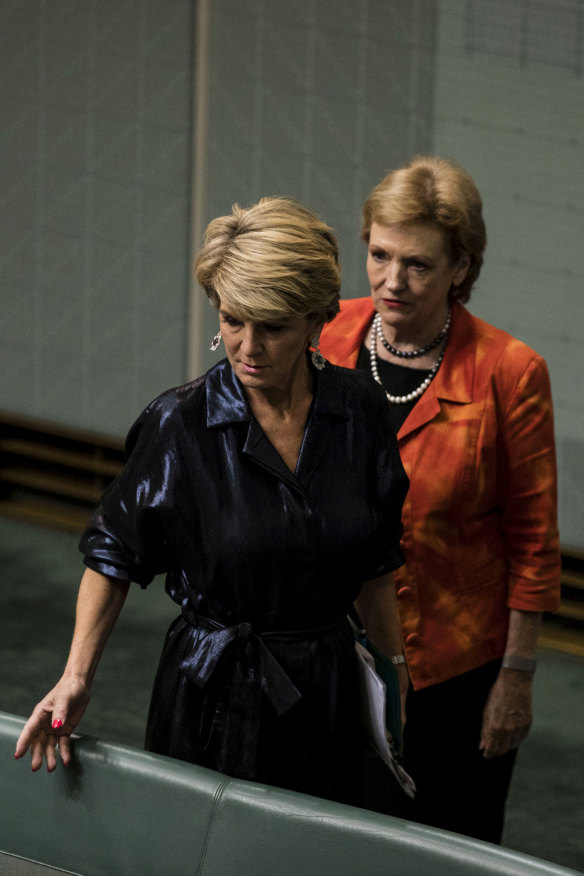 Speculation is swirling around Julie Bishop's future while some MPs worry Jane Prentice could defect to the crossbench.