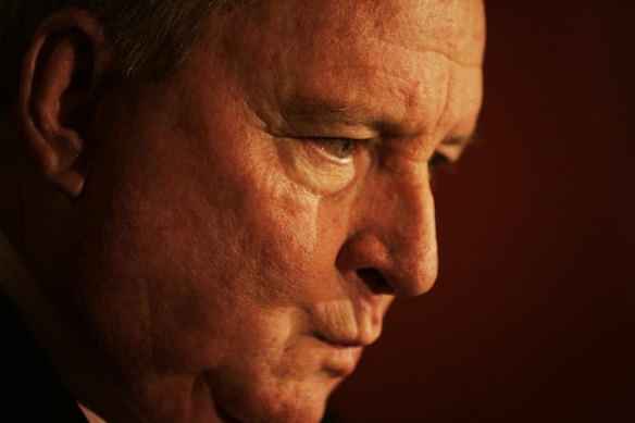 Alan Jones press conference announcing himself being diagnosed with prostate cancer in 2008.