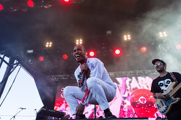 Anderson .Paak & the Free Nationals on The Very West Stage.