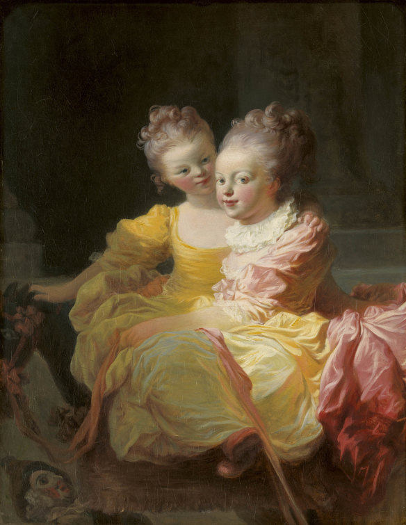  The Two Sisters by Jean Honore Fragonard, c1769-70. 