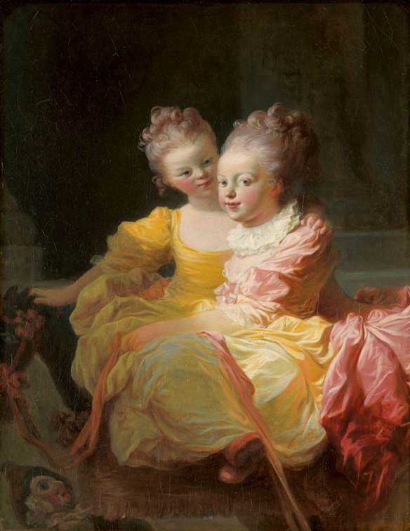  The Two Sisters by Jean Honore Fragonard, c1769-70. 