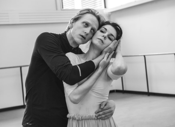 Natalia Osipova in rehearsals with fellow ballet superstar David Hallberg.