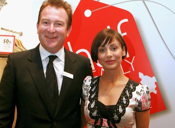 With singer Natalie Imbruglia.