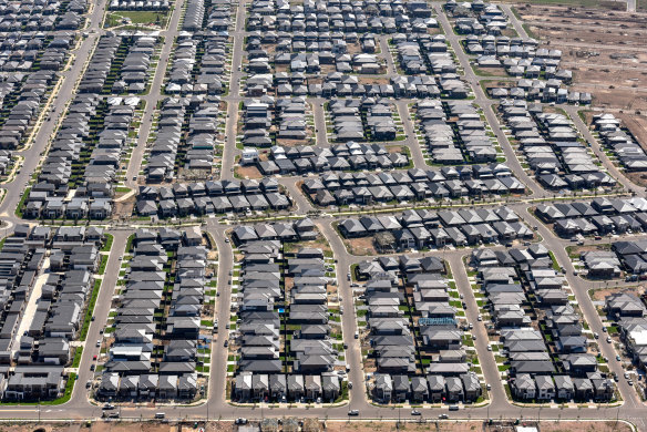 Western Sydney suburbs such as Edmondson Park can be up to 10 degrees hotter than Sydney’s coastline.