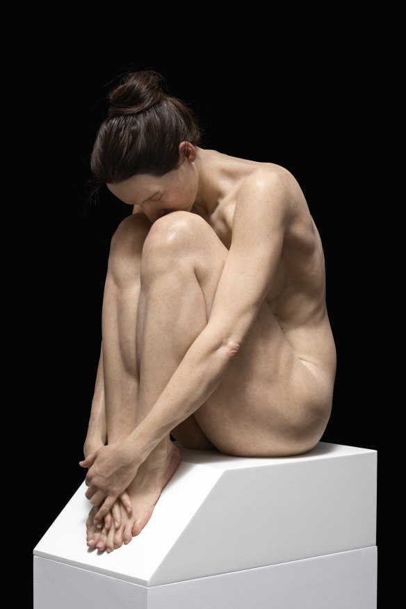 Sam Jinks’ Seated Woman (2022) sold for more than $100,000 at Sydney Contemporary last year.