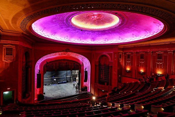  A general view of the The Palais Theatre in St Kilda under renovation, which reopens this month after $20 million building works funded by Port Phillip Council and the Victorian Government on May 16, 2017 in Melbourne, Australia. (Photo by Wayne Taylor/Fairfax Media)