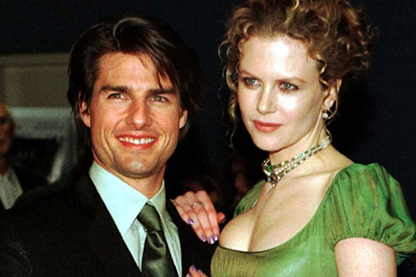 Nicole Kidman and Tom Cruise at the premiere of "The Portrait of a Lady" in New York.