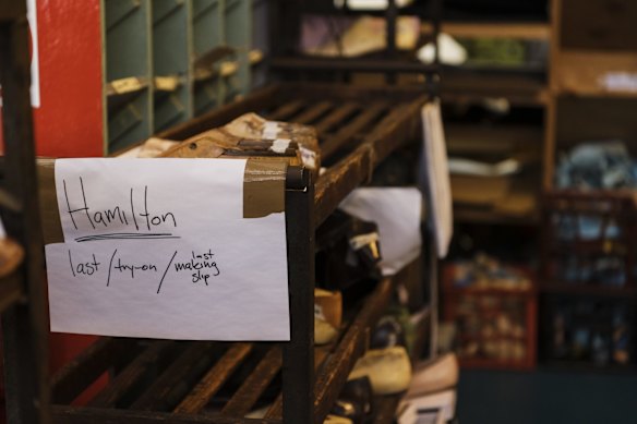 Hamilton's Australian costume workshop in Leichhardt.